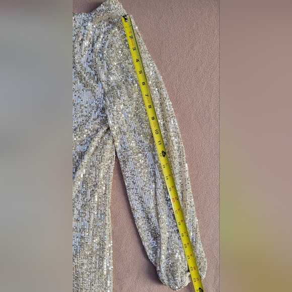 Z SUPPLY Sequin Mini Dress Size M Silver Lined NWT Style ZD234255S RN135090 - Picture 10 of 11